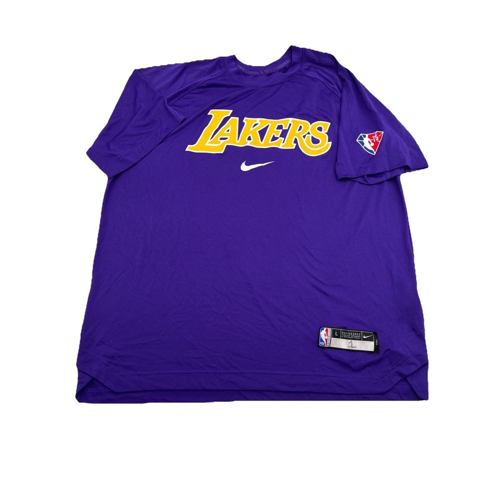 Nike NBA‎ Los Angeles Lakers Team Issue Size Men's Large Shooting Shirt Player